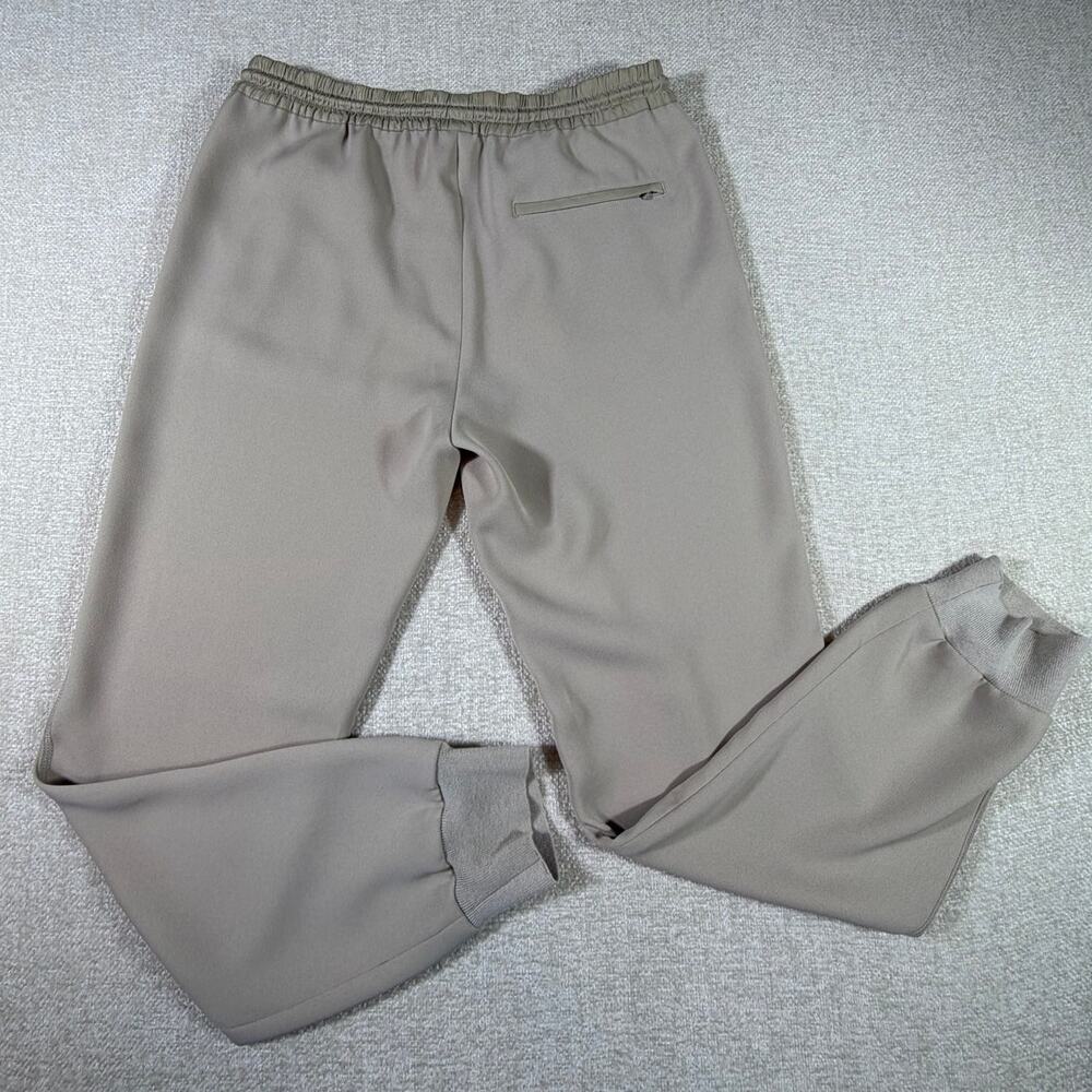 Vince Women's Small Tan Beige Jogger Pants Minimalist Luxury Stretch Casual Fit - Picture 2 of 9